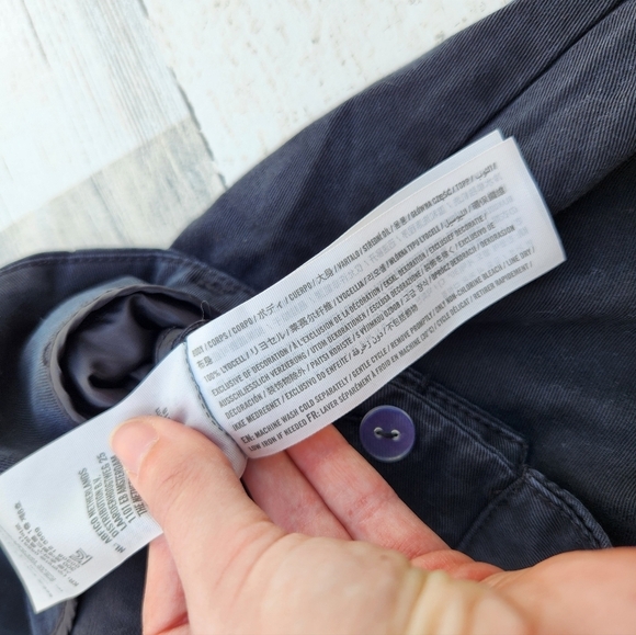 Abercrombie & Fitch Lyocell Straight Leg Ankle Pants Black Size Large - Picture 6 of 8